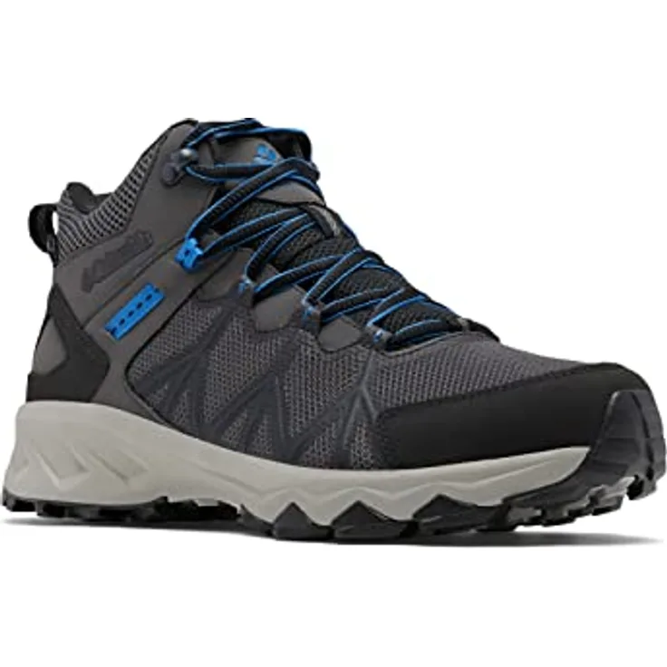 Columbia Peakfreak 2 Mid Outdry, Herren Wanderschuhe mit wasserdichter Konstruktion, graue Farbe (42)