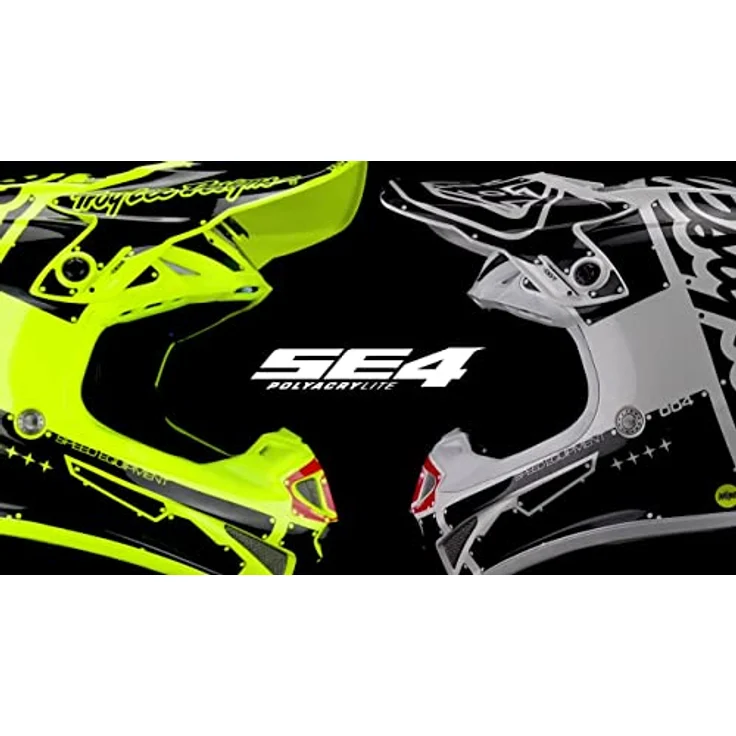 Troy Lee Designs SE4 Polyacrylite MIPS Helm, Midnight, schwarz, für Jugendliche, Größe M (50-51 cm), mit 16 Belüftungsöffnungen und ECE 22.06 Zertifizierung – Bild 6