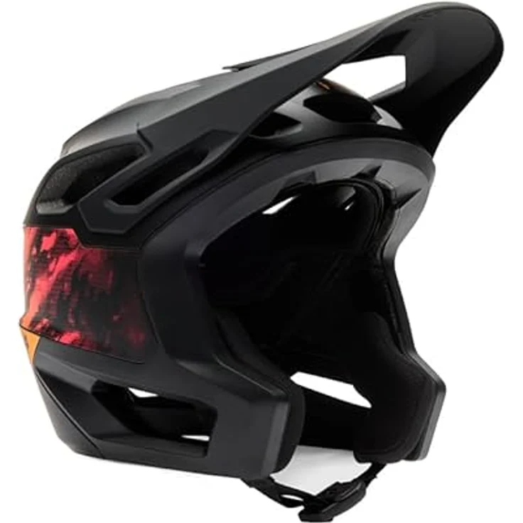 Fox Racing Bicycle Helmet DROPFRAME PRO KAIROS, Fullface-Helm in Schwarz, Größe S – Bild 2