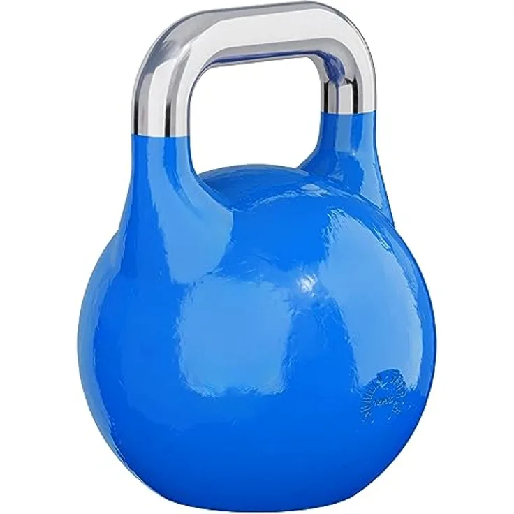 GORILLA SPORTS® Kettlebell Competition - Gewicht 8 kg bis 40 kg, in 9 Farben - Wettkampf Kugelhantel aus Massivstahlguss - Fitness, Krafttraining, Gym