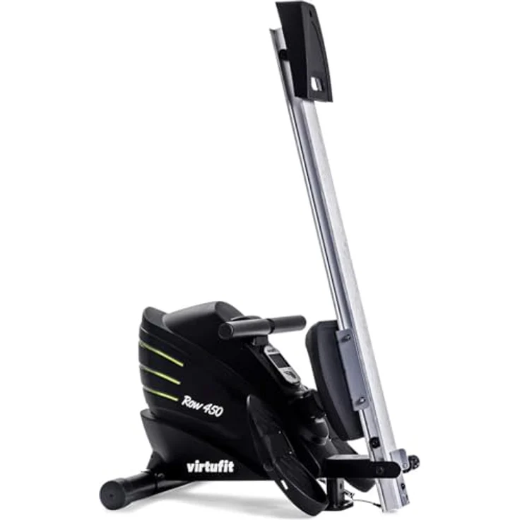VirtuFit Row 450 Klappbar Rudergerät für Zuhause - Rowing Machine, leises magnetisches Widerstandssystem, 10 Widerstandsstufen, klappbar - Schwarz – Bild 3