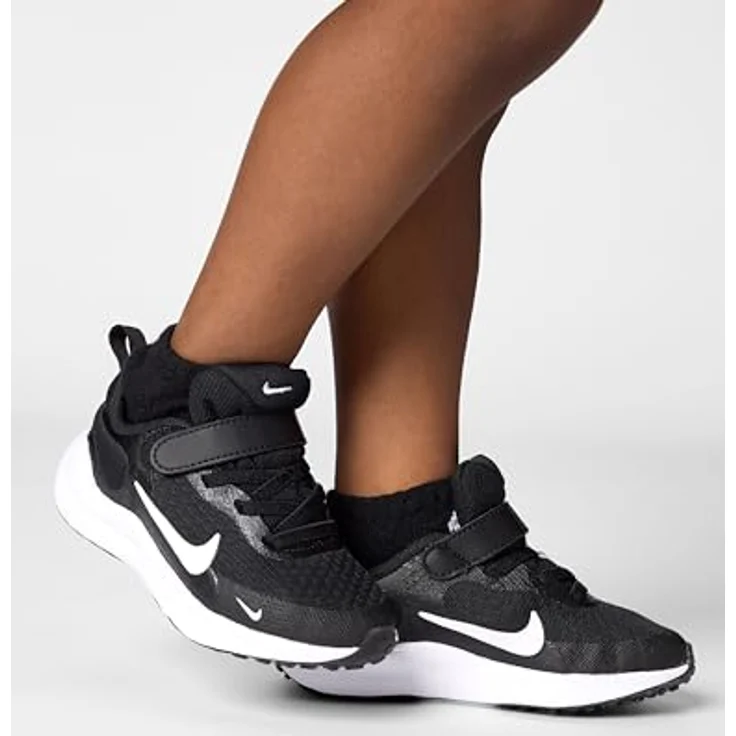 Nike Revolution 7 (PSV) Sportschuhe, Atmungsaktive Laufschuhe für Kinder, Schwarz, Größe EUR 31 | US 13C – Bild 2