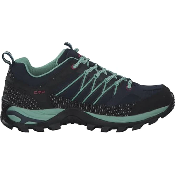 CMP Campagnolo Rigel WP, Damen Wanderschuhe, wasserdicht mit Gummisohle und Knöchelstütze, Blau – Bild 4