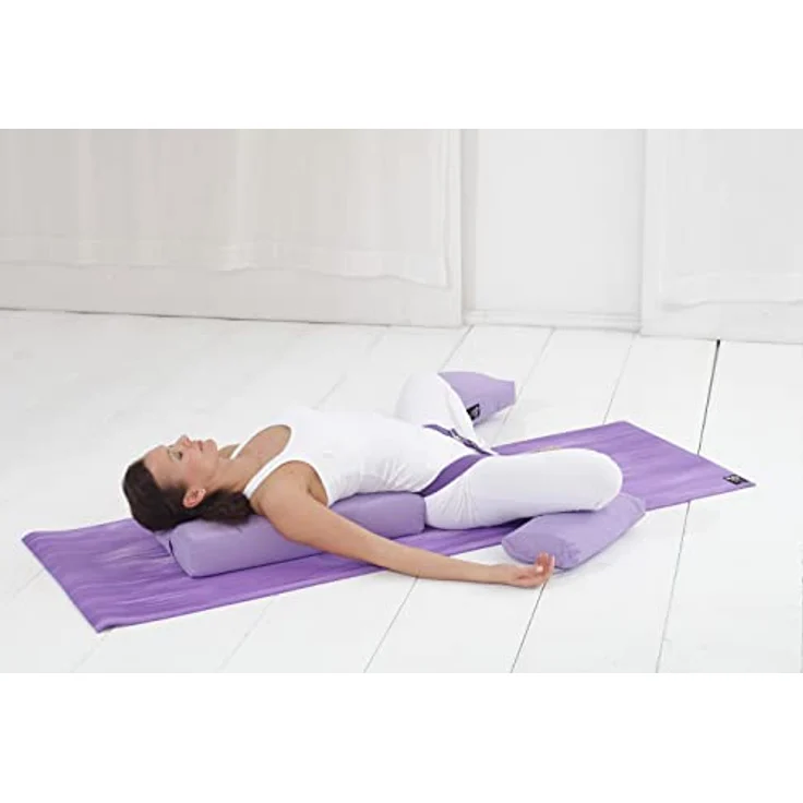 Yogistar Yogakissen - Klein Graphit, Ideal für Yoga & Pilates, Weiche und angenehme Verarbeitung – Bild 4