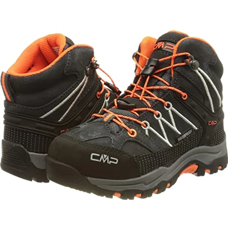 CMP Campagnolo Rigel WP, Unisex Wanderschuhe mit wasserdichter Membran, Schwarz – Bild 7