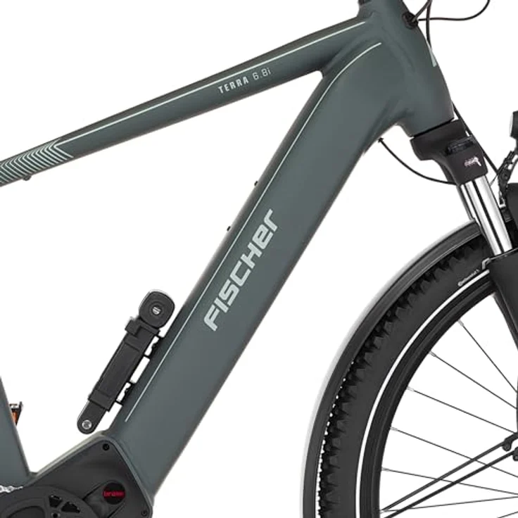 FISCHER E-Bike ATB TERRA 6.8I 711 Ultimate, 55 cm Rahmenhöhe, 711 Wh Akku, BROSE Mittelmotor, 9-Gang Kettenschaltung, StVZO-zugelassen – Bild 3