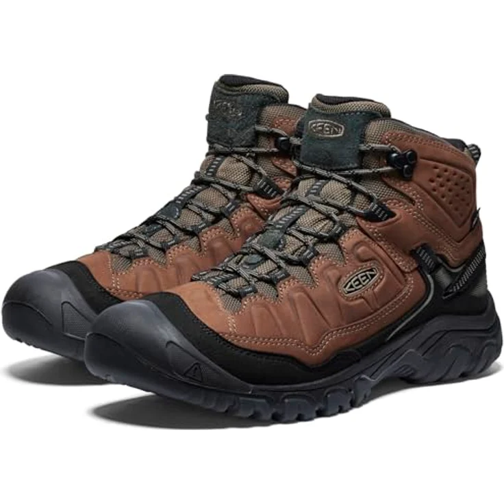 Keen TARGHEE IV MID WP, wasserdichter Wanderschuh für Herren mit knöchelhohem Schaft und profilierten Gummi-Sohlen – Bild 4