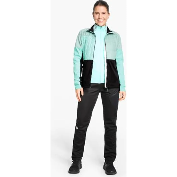 Ziener Damen NORELA-Z Softshell-/Hybrid-Jacke Skitour, winddicht mit PrimaLoft-Isolation, schwarz – Bild 5