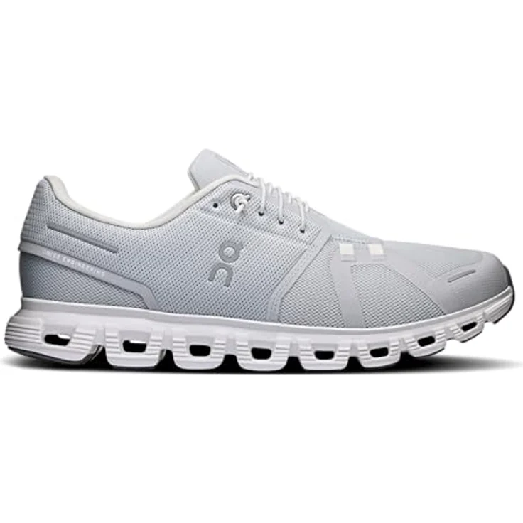 ON Running Cloud 6, Herren Sneakers mit Trittsicherer Sohle, Glacier-White, EU 47.5 US 12.5 – Bild 2