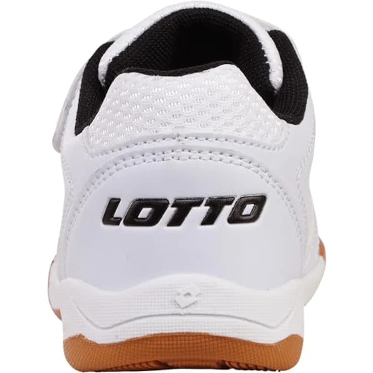 Lotto WHIZZER K Kinder Low Top Sneaker 2600120K, Laufschuhe mit Reax Dämpfung, Weiss/Schwarz, Schuhgröße 31 EU – Bild 3