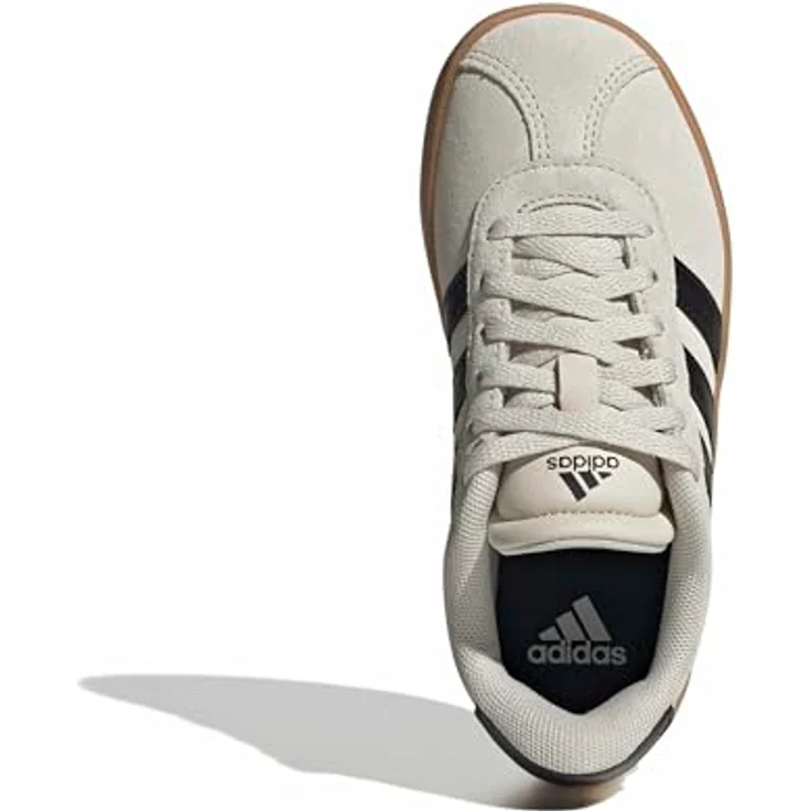 Adidas Damen Turnschuhe KI6493, ganzjährig tragbar, Obermaterial aus Wildleder, Creme, Braun, Schwarz – Bild 2