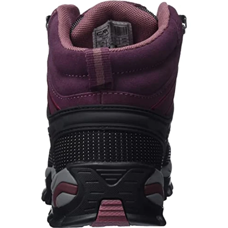 CMP Campagnolo Rigel WP, Damen Wanderschuhe, wasserdicht, Gummisohle, Rot, Größe 37 – Bild 3