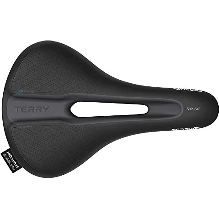 Ergon Fisio Flex Gel Herren Fahrradsattel, Black, ergonomische Polsterung für aufrechte Sitzposition, breite Druckverteilung – Bild 3