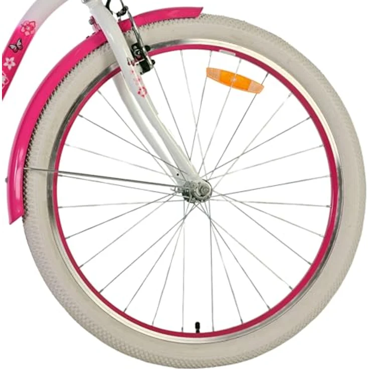 Volare Kinderfahrrad Lovely 26 Zoll in Pink, mit Handbremse und Rücktrittbremse – Bild 2