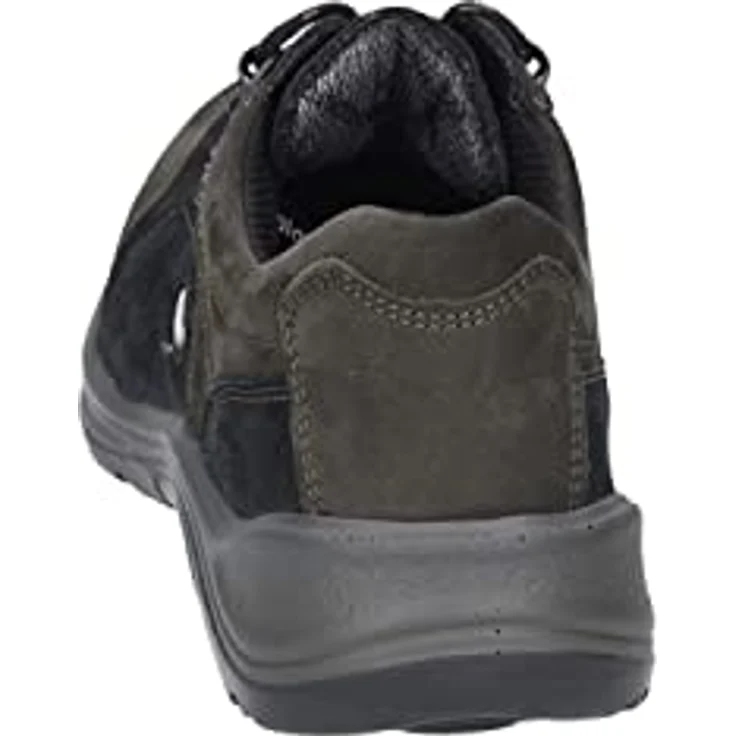 Waldläufer HAYO Trekkingschuh, Halbschuh aus Nubukleder mit wasserabweisender WaldläuferTEX-Membran, schiefer/schwarz – Bild 3
