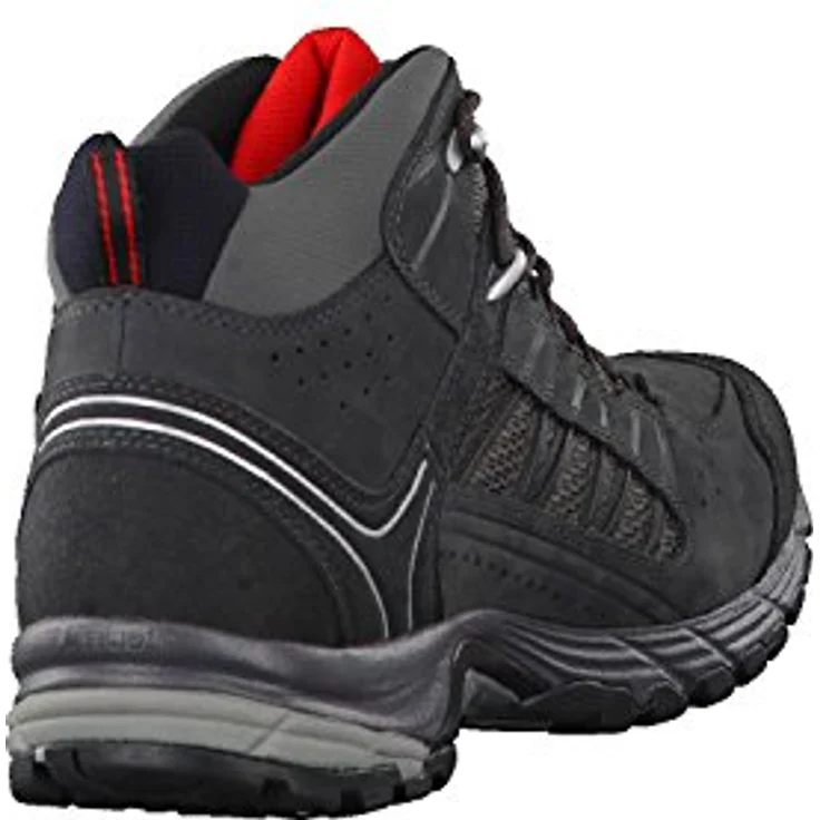 Meindl Journey Mid GTX, Wanderschuhe mit Comfort fit®-Leisten, anthrazit/rot, Größe 42.5 – Bild 7