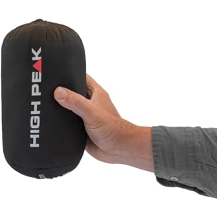 High Peak Ultra Pak 500 ECO, Schlafsack in Grün mit umweltfreundlichem Design – Bild 4