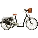 Wild Eagle Dreirad Elektro Ansmann DELUXE 26/24", 7-Gang, tiefes Einsteigen für Senioren, LED-Beleuchtung, großer Transportkorb bis 25 kg