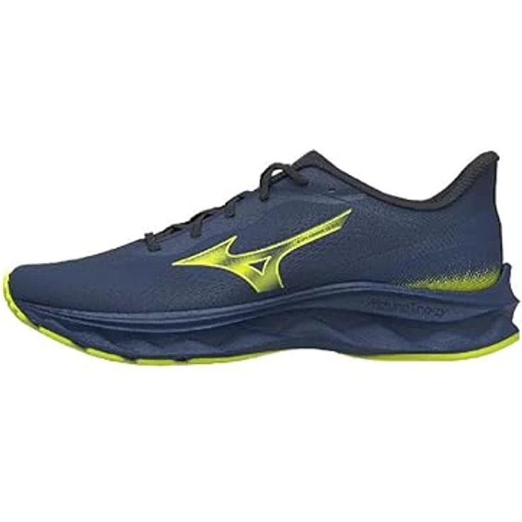 Mizuno WAVE SERENE 2 GTX, Laufschuh für Herren mit Wave-Technologie, atmungsaktivem Obermaterial und wasserdicht, dunkelblau, Größe 45 – Bild 2