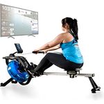 Bluefin Fitness Blade Aqua M-1 Metall-Wasserrudergerät | Realistisches Rudererlebnis | Wasserkraft-Technologie | Hochbelastbarer Aluminiumrahmen | Hochintensives Training | Kinomap App-Integration