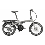 Tern Vektron Q9 E-Faltrad 20" 400Wh Bosch Antrieb, Shimano Scheibenbremsen, EN-zertifiziert – silber