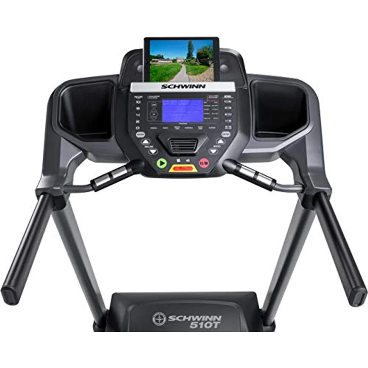 Schwinn Laufband 510T, Elektrische Steigungsverstellung von 0-10%, Soft-Drop-Klappsystem und Soft Dämpfung – Bild 5