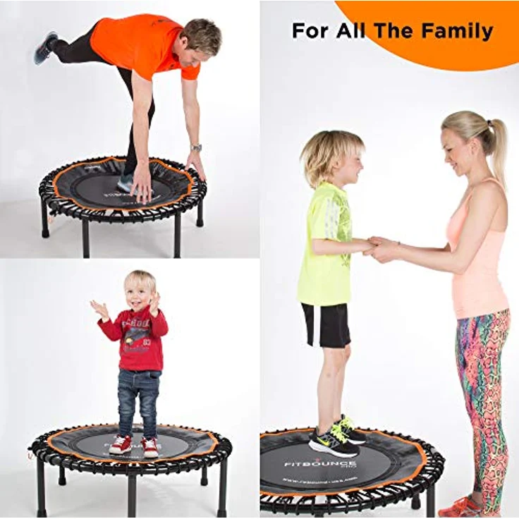 FIT Bounce PRO Bungee-Trampolin Patentvergabe | Faltbar, Leise, Schön Konstruiert Professionelles Minitrampolin für Erwachsene & Kinder | Inklusive DVD Online Workouts | Maximalgewicht 150kg – Bild 3