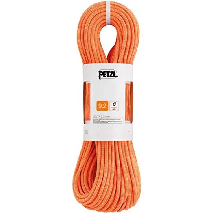 PETZL Verticality Einfachseil, orange, 60m, Duratec Dry-imprägniert, ClimbReady-Technologie, ideal für Fels, Schnee und Eis – Bild 2
