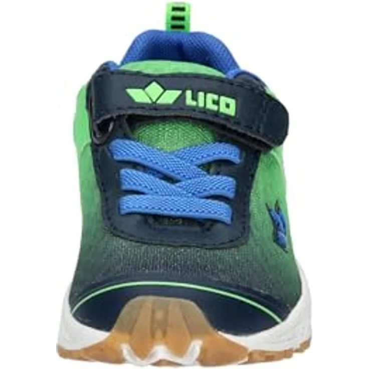 Lico Barney VS, Sportliche Schnürschuhe für Kinder, atmungsaktives Material, grün, Größe 35 EU – Bild 3