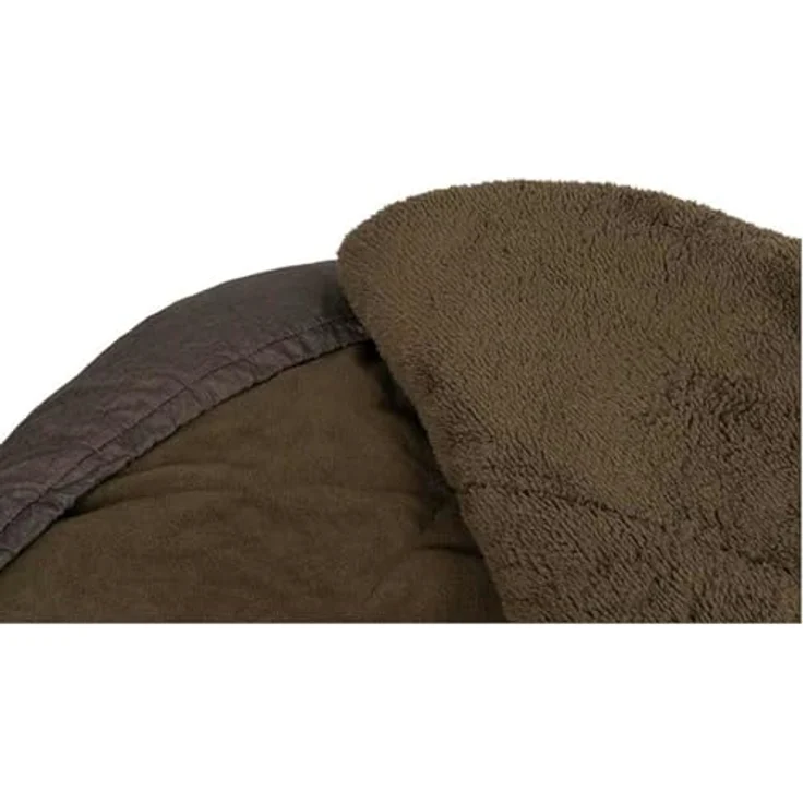 Fox Voyager XL Sleeping Bag, 4-Jahreszeiten Angelschlafsack mit elastischen Kopf- und Fußüberzügen, Schwarz – Bild 2