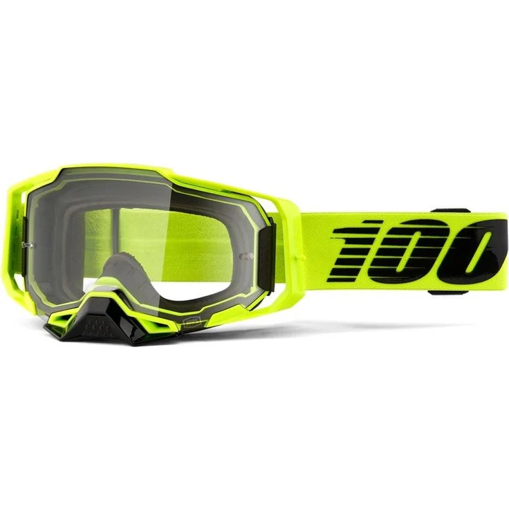 100%, ARMEGA Skibrille, Ultra HD-Linse, bruchsicher, Schnellwechselsystem, mit abnehmbarem Nasenschutz