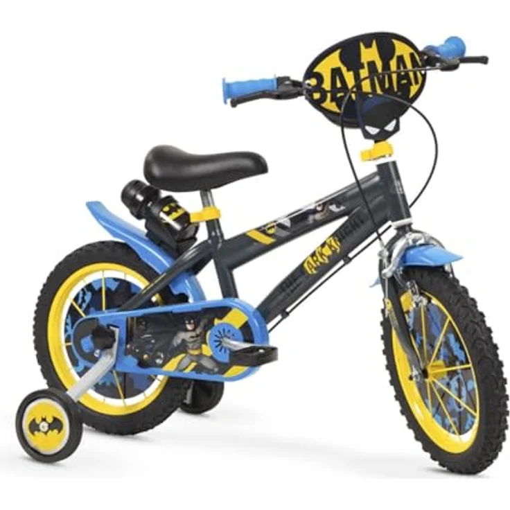 Batman Kinderfahrrad 14", robustes Eisenfahrrad im Batman-Design für kleine Abenteurer, geeignet für 4 bis 6 Jahre – Bild 2