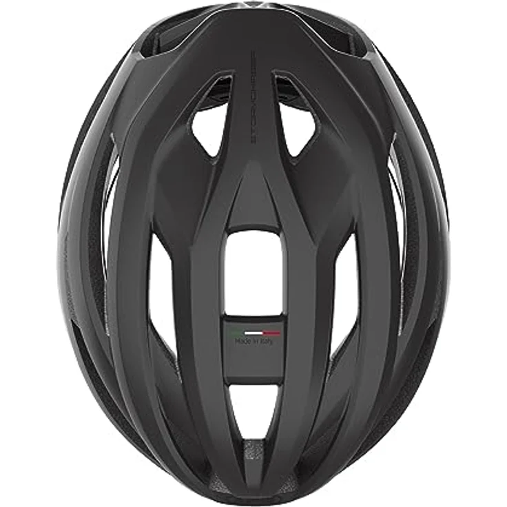 ABUS Rennradhelm StormChaser ACE - Leichter Fahrradhelm für Radrennen, Gravelbike-Touren und Cyclocross - Schwarz – Bild 4