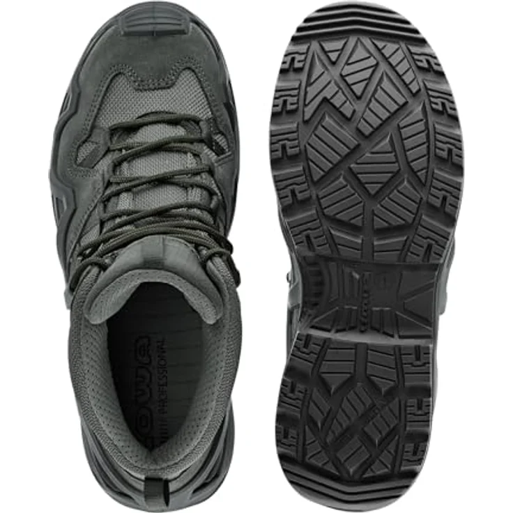 LOWA Zephyr MK2 GTX Mid Stiefel, Veloursleder, GORE-TEX® Professional, Grau, Größe 42 – Bild 6