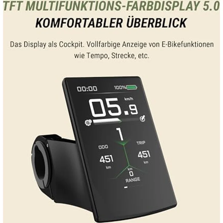 Prophete GENIESSER 5.0 E-Bike 28 Zoll, Mittelmotor ComfortDrive II 250W, 540Wh Akku, bis 170 km Reichweite, Nexus 7-Gang, Hydraulische Scheibenbremsen, 100 Lux LED Licht, Rahmengröße 52 cm – Bild 4