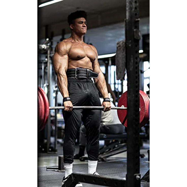 Fitgriff® Gewichthebergürtel aus Leder - Powerlifting Gürtel für Bodybuilding, Krafttraining, Gewichtheben - Leather Weightlifting Belt - für Damen und Herren (XX-Large) – Bild 2