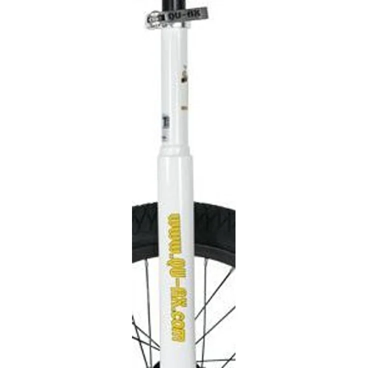 QU-AX Einrad Luxus, Kinder-Einrad mit eckiger Gabel, Alufelge und Zebra-Design-Fellimitat-Sattel – Bild 5