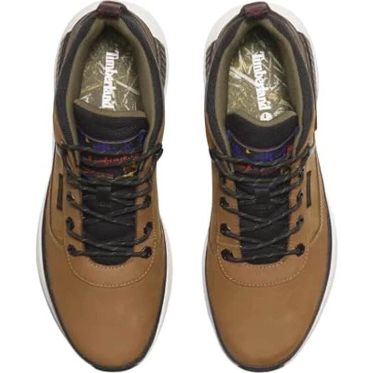 Timberland FIELD TREKKER MID LACE UP SNEAKER, Wanderschuh mit hohem Schaft und profilierten Gummi-Sohlen für besseren Halt, schwarz – Bild 3