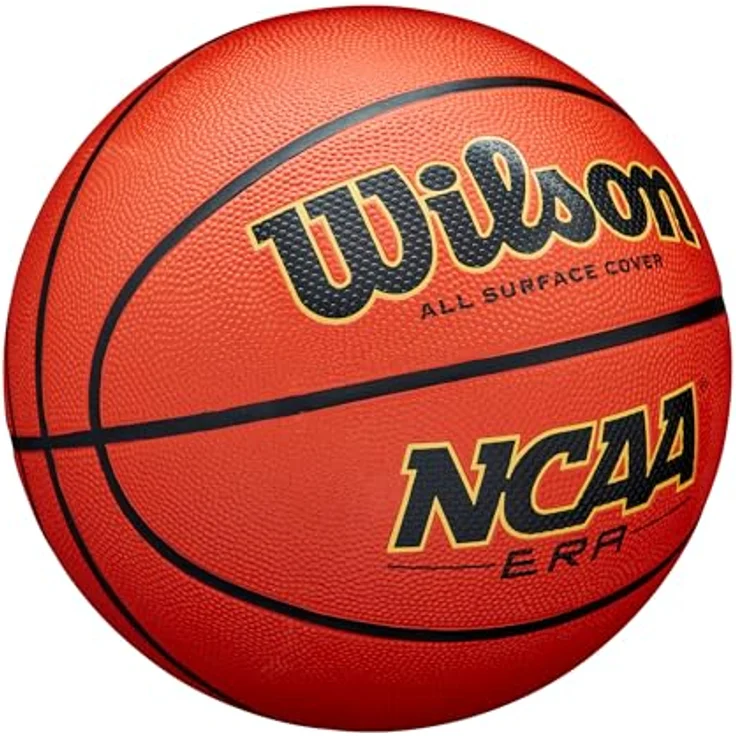 Wilson NCAA Era Basketball, Performance Shield, anpassbare Funktionalität, Allzweck-Oberfläche, braun, Größe 6 – Bild 2