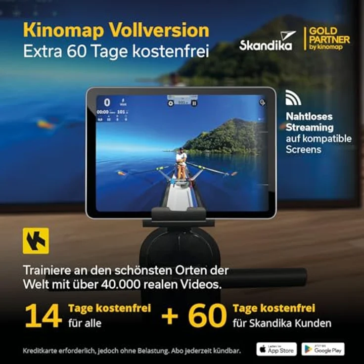 Skandika Oxford Pro | Magnetbremssystem, Bluetooth, Indoor Rudersportgerät mit App, 8 Widerstandsstufen, bis 120 kg | Rudergerät für zuhause, Rudermaschine, Krafttraining, Rudergeräte – Bild 3