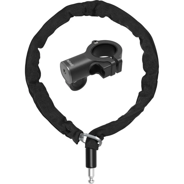 Onguard Veloschloss 120 cm, robuste Stahlkette mit praktischen Clip und 2 Schlüsseln