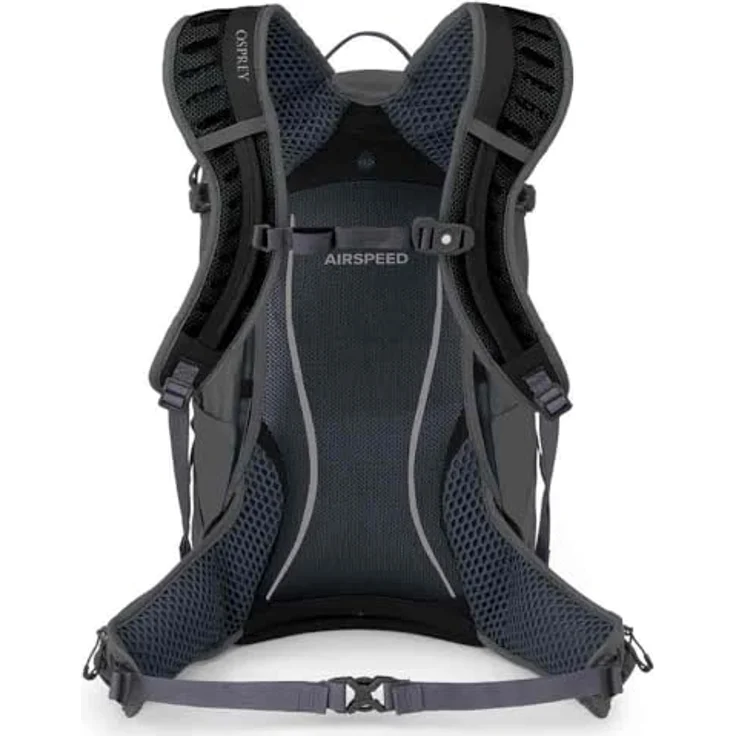 Osprey Syncro 20 Coal Grey O/S, Wanderrucksack mit gespannter Mesh-Rückenplatte und kurvenförmigen Schultergurten – Bild 2
