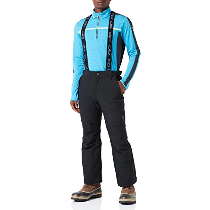 CMP Campagnolo Herren Stretch Flat Skihose, Größe L, Schwarz, perfekte Ski-Performance – Bild 1