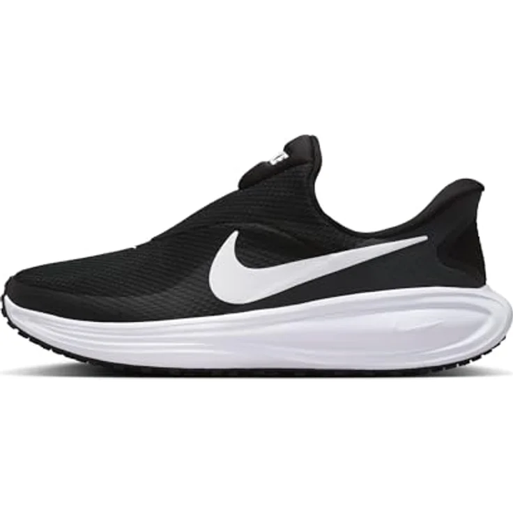 Nike Revolution 8 EasyOn, Damen Sneakers mit schaumstoffgepolsterter Mittelsohle, atmungsaktivem Mesh-Obermaterial, Schwarz, EU 38 US 7 – Bild 1