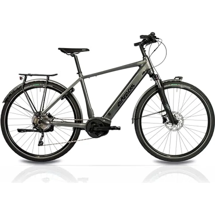 Airtracks 28 Zoll Herren E-Bike Trekking Fahrrad NOVA Performance LINE 500Wh 10s Shimano DEORE RD-T6000 - 56cm (Körpergröße 175-185cm)