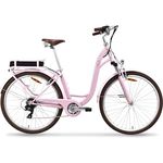 VecoCraft HEBE E-Bike Elektrofahrrad| ebike Damen 28 Zoll| 7-Gang-Schaltung | Ananda Hinterer Motor 250W | EU-konformes für ebike Herren und e Bike Damen in urbanem Schwarz