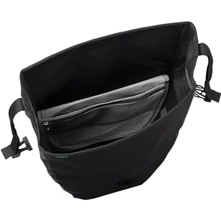 VAUDE Aqua Back recycelt Doppeltasche, Hinterradtasche für Kinderfahrrad, wasserdicht, 48 Liter, schwarz – Bild 4