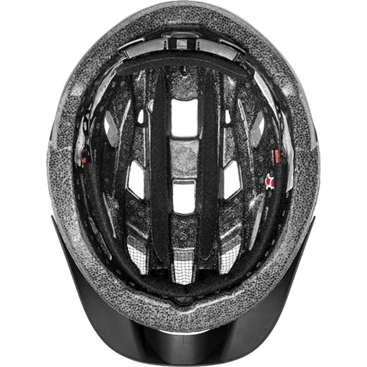 Uvex Sports i-vo 3D Velohelm, verstellbar (52 - 57 cm), schwarz, mit Belüftung und Sonnenblende – Bild 6