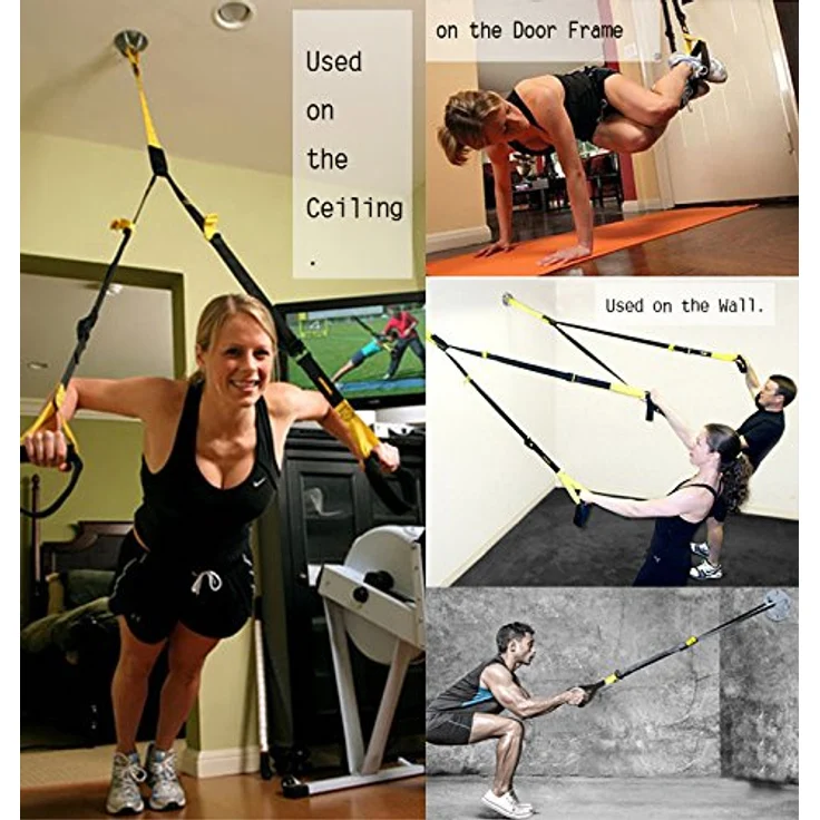 Skyocean Wand Deckenhalterung für Gym & Home aufhängegurte für Olympic Ringe Fitness Training Yoga Swing Schlacht Seilen Widerstand Band & Boxausrüstung – Bild 5