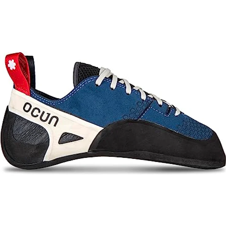 Ocun Advancer Lu, Damen Kletterschuhe mit fortschrittlicher Konstruktion und verstellbarer Schnürung, Blau – Bild 3